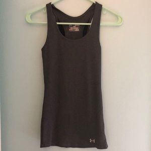 Grey under armor tank top